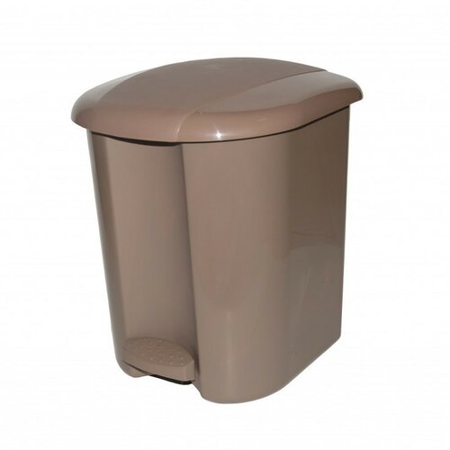 Pedálos szemetes, 17 l, kávé