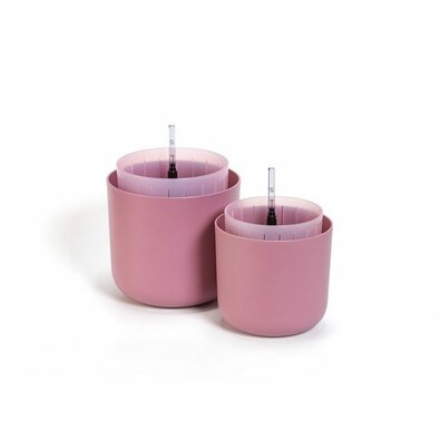 Plastia Doniczka samonawadniająca Tolita Air różowy, śr. 19 cm