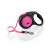 Flexi Rollleine New Neon M, 5 m, 25 kg, rosa