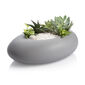 Ghiveci oval jos Tescoma FANCY HOME Stones, gri