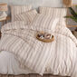 4Home Bettwäsche aus Baumwolle Stripes taupe, 140 x 200 cm, 70 x 90 cm
