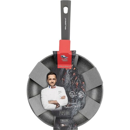 Florina Aluminium-Pfanne tief Lava, 28 cm