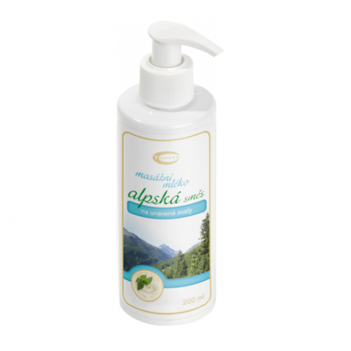 Topvet Alpské masážní mléko, 200 ml