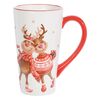 Kubek ceramiczny Wesoły renifer, 600 ml