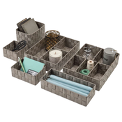 Compactor Organizér na bielizeň a doplnky TEX 32 x 25 x 8 cm, taupe