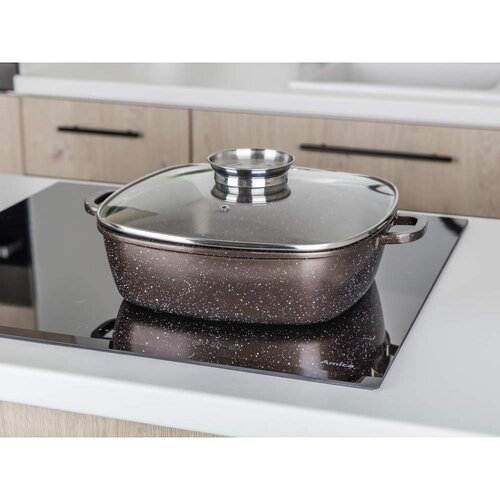 Tavă cu suprafața antiaderentă Banquet PREMIUM Dark Brown 28 x 28 x 8 cm