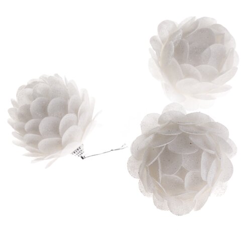 Set mit hängenden Dekorationen „Fiore“, 6 cm, 3 Stück
