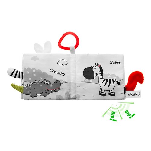 Akuku Cartea senzorială pentru copii Animale