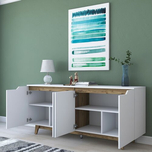 Szafka Good White and Walnut