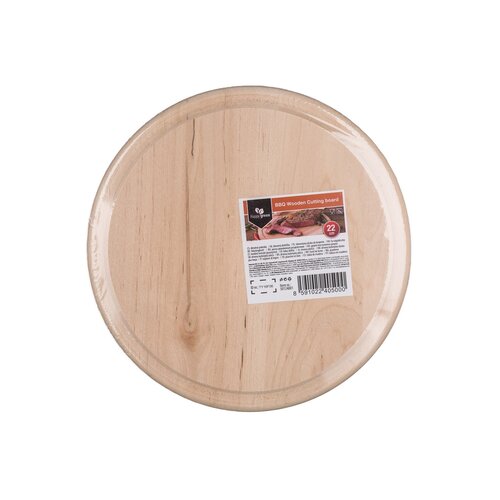 Placă din lemn Happy Green BBQ, 22 cm