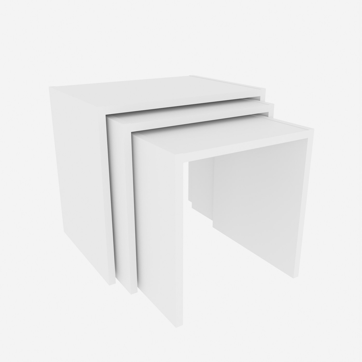 Product detail of Odkládací stolek SHP White, 3 ks