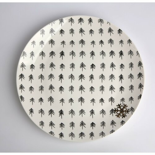 Altom Sada porcelánových dezertných tanierov Nordic Winter 20 cm, 6 ks