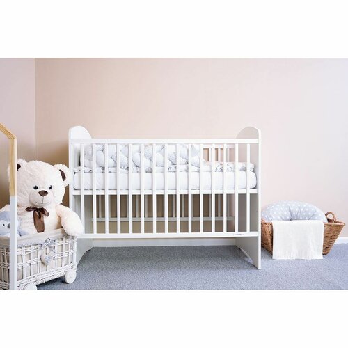 New Baby Łóżeczko dziecięce Leo, biały