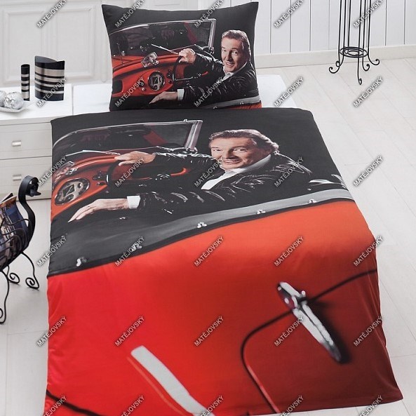 Matějovský Povlečení satén Karel Gott Cabrio 140x200 70x90