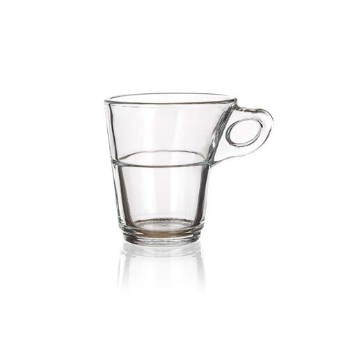 Sada sklenených hrnčekov CAPRICE 90 ml, 6 ks