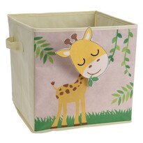 Pudełko do przechowywania dla dzieci Żyrafa, 32 x 32 x 30 cm