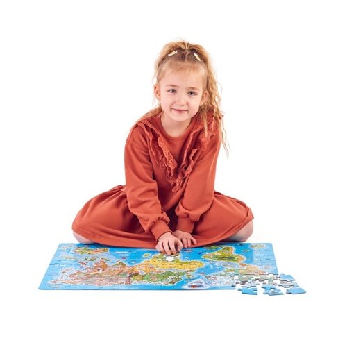 Popular Puzzle Harta lumii, 160 piese