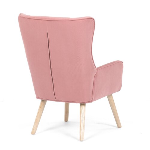 Fotoliu cu spătar înalt PINK2, roz