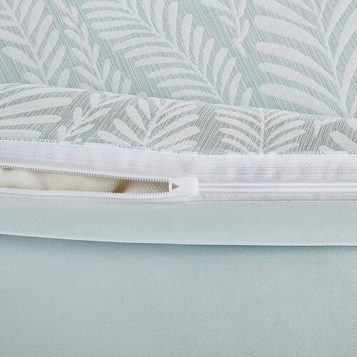 Jacquard-Bettwäsche Hawai grün, 140 x 200 cm, 70 x 90 cm