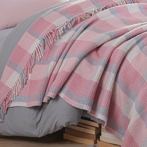 Decke Warm Soft Puderfarbe, 180 x 220 cm