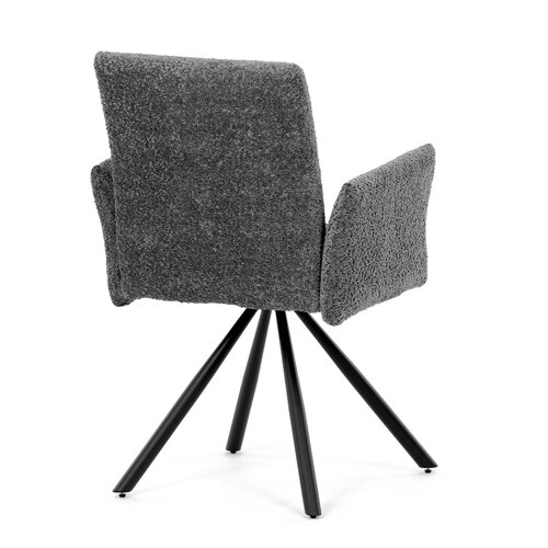 Set de scaune de sufragerie cu mecanism deîntoarcere DCH-W1117 GREY2, 2 buc.