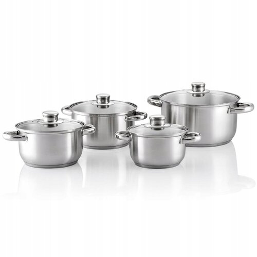 Florina Набір посуду з нержавіючої сталі з 8 предметів POLPO