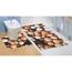 Kúpeľňová predložka Drevené gule 3D, 60 x 100 + 60 x 50 cm