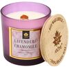 Arome gyertya fa kanóccal Lavender and chamomille, 400 g