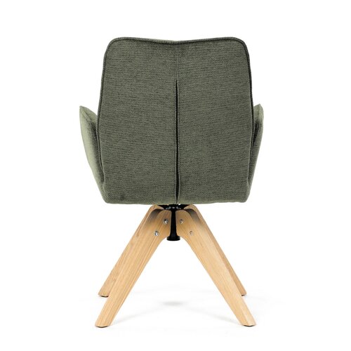 Scaun de sufragerie DCH-C2148 GRN2 cu materialimpermeabil