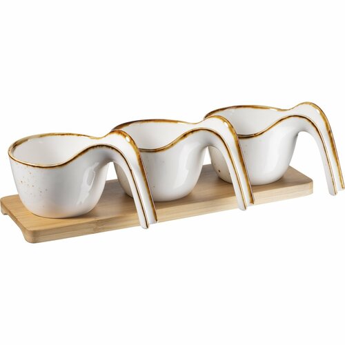 Mäser 4-delni set gurmanskih skodelic s pladnomPintar I