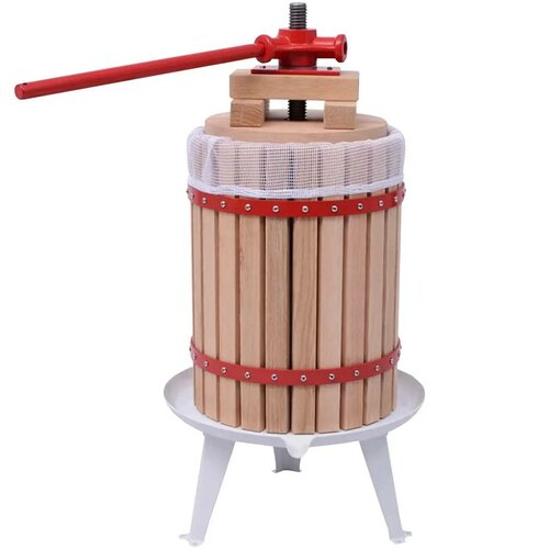 Presă manuală pentru fructe cu pânză, 6 l