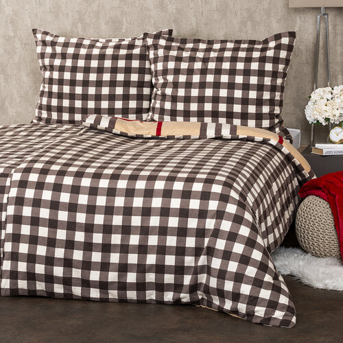 Lenjerie de pat din flanelă 4Home Cub, 220 x 200 cm, 2 buc. 70 x 90 cm