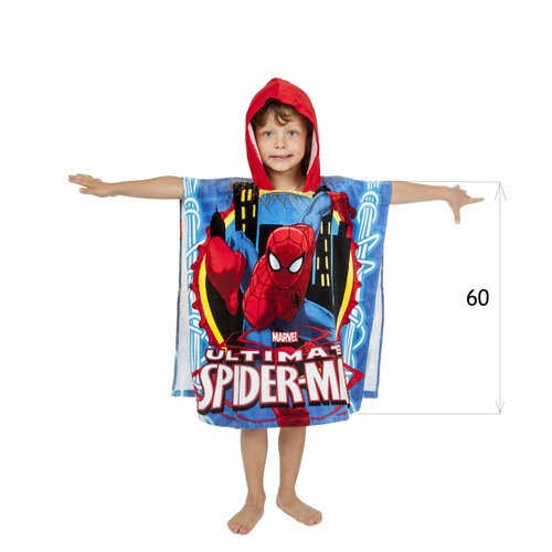 Dětské pončo Spiderman, 60 x 120 cm