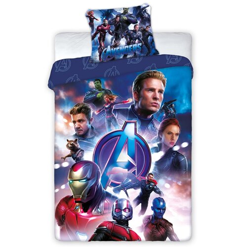 Dětské bavlněné povlečení Avengers Power, 140 x 200 cm, 70 x 90 cm