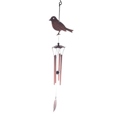Kovový zvonkohra Bird, 45 x 9 cm