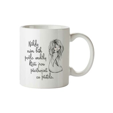 Bohemia Gifts Керамічний кухоль - Ангели та друзі,350 мл