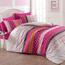 Lenjerie de pat, din bumbac, Melanie, roz, 140 x 200 cm, 70 x 90 cm