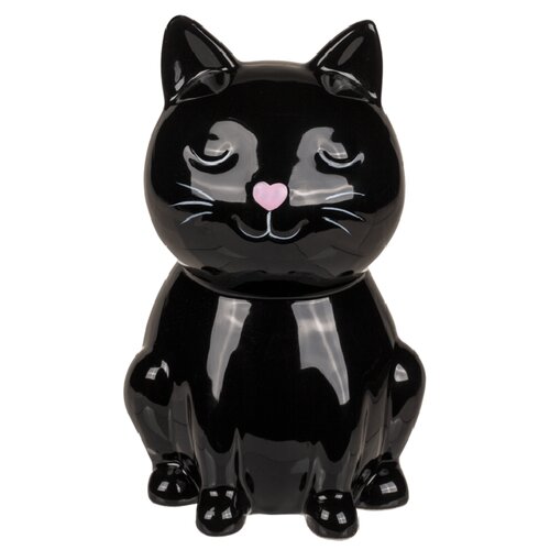 Pokladnička Kočka, černá