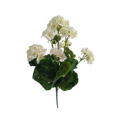 Floare artificială Muscată alb,  47 cm
