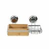 Compactor Bestlock SPA Bamboo Bambusz polc szappantartóval, 27,3 x 15 x 13,5 cm