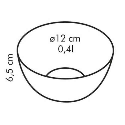Tescoma Üvegtál GIRO, 12 cm, 12 cm