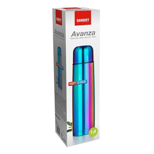 Banquet Termoska iz nerjavečega jekla Avanza 1 l,mat barvna
