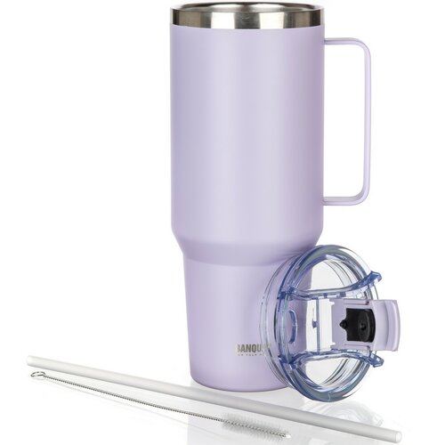 Banquet Termohrnek nerezový s uchem Twain 1200 ml, lila