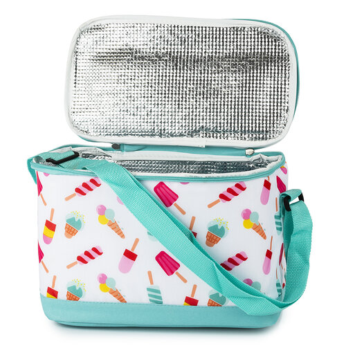 Geantă frigorifică, albastru, 30 x 21 x 16 cm