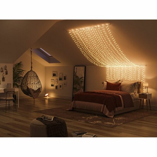 Philips Hue 8720169246867 Łańcuch świetlny LED Festavia, 2x 14 W 2000-6500 K RGB IP54, 40 m