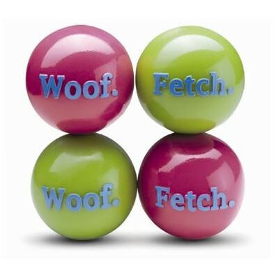 Orbee-Tuff Woof/Fetch ball, 8 cm, ružová