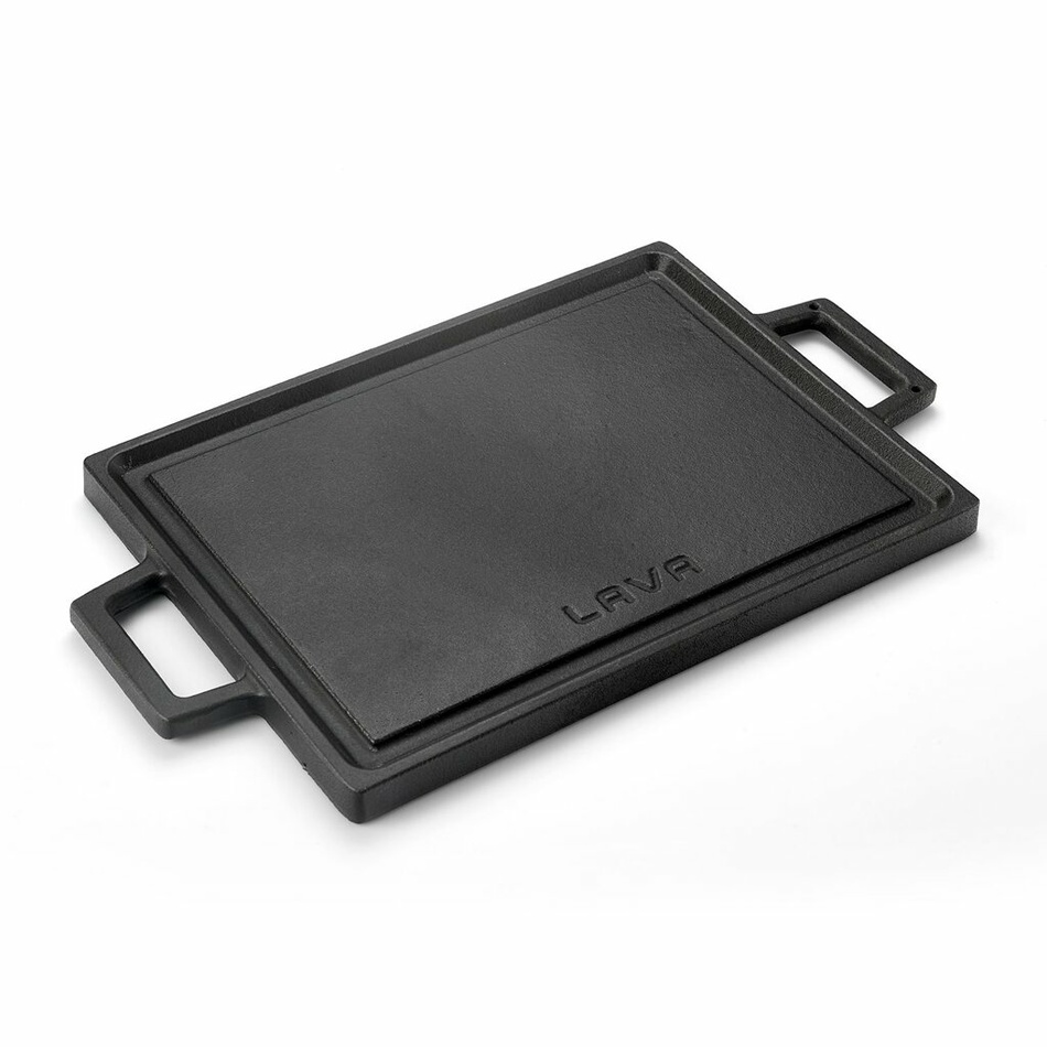 LAVA Metal Kétoldalas öntöttvas grilllap, 22 x 30cm akciós termékkép 1