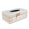 Lesena škatla za robčke Home flower, 24 x 9 x 14cm