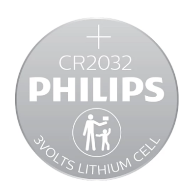 Philips akkumulátor CR2032 3 V, lítium gombelem ,6 db