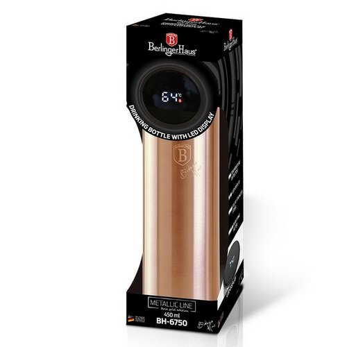 Berlinger Haus Rosegold Metallic Line SMART okos termosz, 450 ml